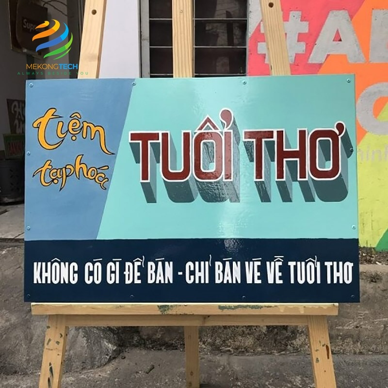 Khám Phá Bảng Hiệu Retro: Nét Đẹp Thời Gian Trong Thiết Kế!